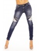 Pants Jeans Denim A662 Blue 25081734-Blau